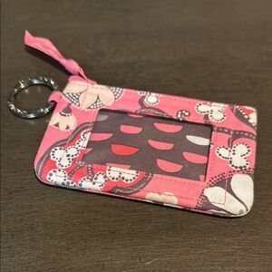 Vera Bradley Blush Pink Zip ID Case